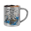 Double-wall metal cup for espresso (220ml)