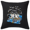 Sofa cushion black 50x50cm includes filling
