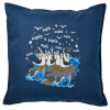 Sofa cushion Blue 50x50cm includes filling