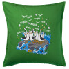 Sofa cushion Green 50x50cm includes filling