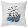 Sofa cushion White 50x50cm includes filling