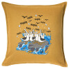 Sofa cushion YELLOW 50x50cm includes filling