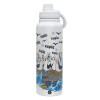 1L Stainless Steel Thermal Bottle with Phone Holder & Double Wall Insulation