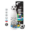 Soccer Metal mug thermos, double wall, 550ml