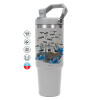 GREY Travel Tumbler with Handle 890ml