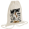 Backpack bag GYMBAG natural (28x40cm)
