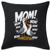 Sofa cushion black 50x50cm includes filling