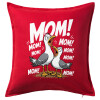 Sofa cushion RED 50x50cm includes filling