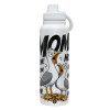 1L Stainless Steel Thermal Bottle with Phone Holder & Double Wall Insulation
