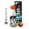 Bascetball Metal mug thermos, double wall, 550ml