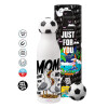 Soccer Metal mug thermos, double wall, 550ml
