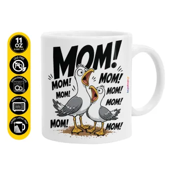 Mom! Το Κάλεσμα των Γλάρων, Ceramic coffee mug, 330ml