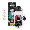 Metal water bottle, White, aluminum 500ml