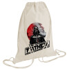 Backpack bag GYMBAG natural (28x40cm)