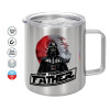 Double-walled stainless steel mug 300ml with temperature-retaining lid