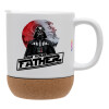 Ceramic coffee mug Cork (MAT), 330ml