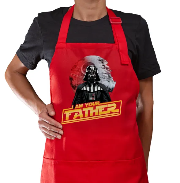 Star Wars — Κόκκινη Ποδιά μαγειρικής με τσέπες (ΕΝΗΛΙΚΩΝ)