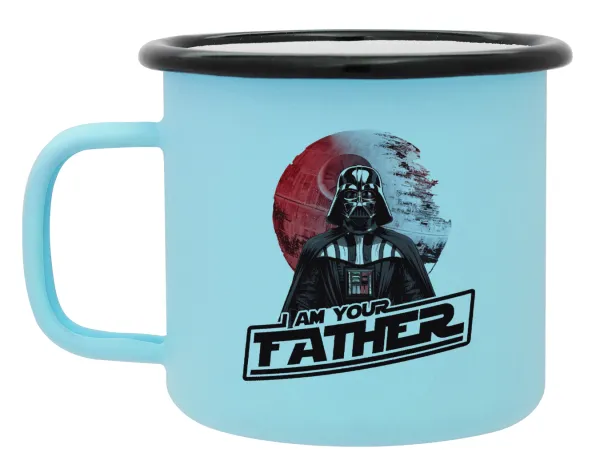 Star Wars — Κούπα Μεταλλική εμαγιέ ΜΑΤ σιέλ 360ml