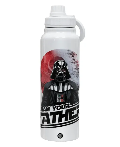 Star Wars — 1L Stainless Steel Thermal Bottle with Phone Holder & Double Wall Insulation