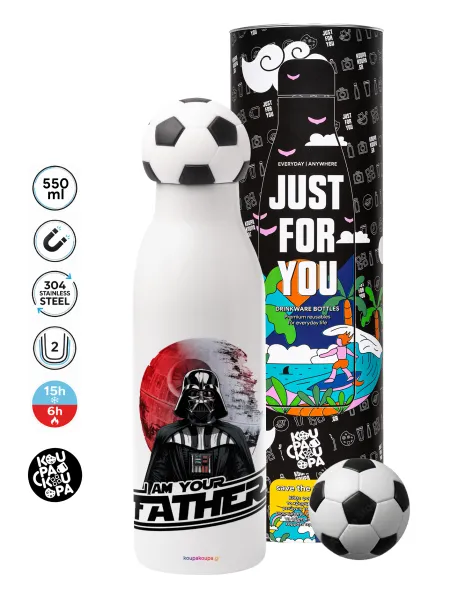 Star Wars — Soccer Metal mug thermos, double wall, 550ml