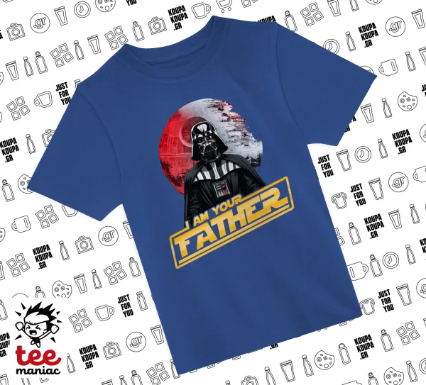 Star Wars — ΜΠΛΕ Παιδικό T-Shirt από 100% βαμβάκι, για κάθε μέρα. Vegan & OEKO-TEX πιστοποιημένο.