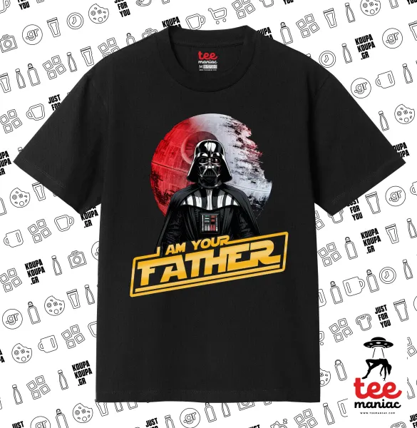 Star Wars — ΜΑΥΡΟ Κλασικό T-Shirt, διπλής ραφής, χωρίς πλευρικές ραφές από 100% βαμβάκι. Vegan & OEKO-TEX πιστοποιημένο.
