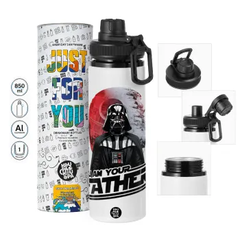 Star Wars, I Am Your Father, Metal water bottle with safety cap, aluminum 850ml