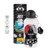 Metal water bottle, White, aluminum 500ml