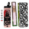 Πασχαλινή Λαμπάδα με  ΡΟΖ Travel Tumbler θερμό (600ml, BPA free) & κερί αρωματικό πλακέ (30cm) (ΡΟΖ)