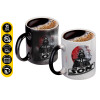 Color changing magic Mug, ceramic, 330ml when adding hot liquid inside, the black colour desappears (1 pcs)