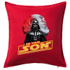 Sofa cushion RED 50x50cm includes filling