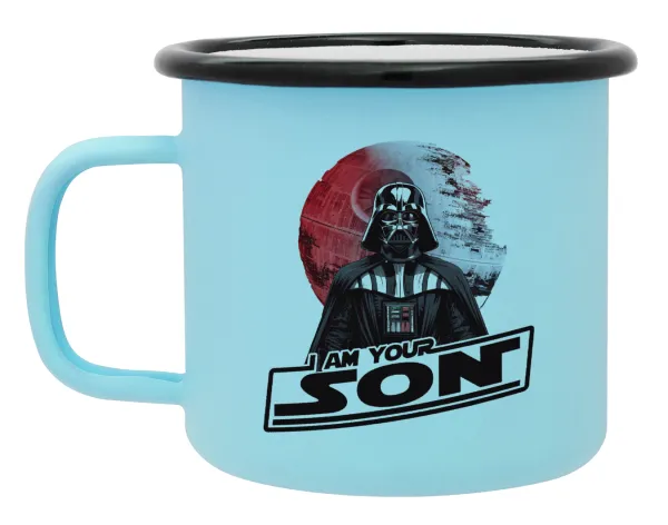 Star Wars — Κούπα Μεταλλική εμαγιέ ΜΑΤ σιέλ 360ml