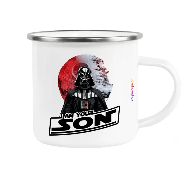 Star Wars — Metallic enamel cup white 360ml