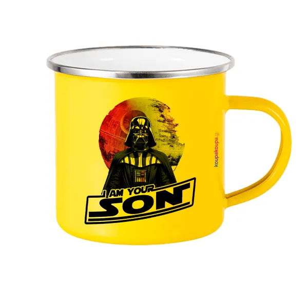 Star Wars — Yellow Enamel Metallic Cup 360ml