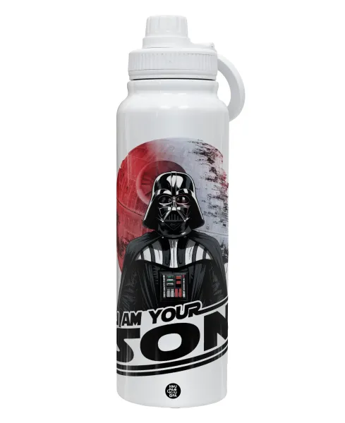 Star Wars — Θερμός 1L Ανοξείδωτο με Βάση Κινητού & Διπλά Τοιχώματα