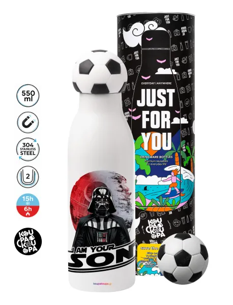 Star Wars — Soccer Metal mug thermos, double wall, 550ml