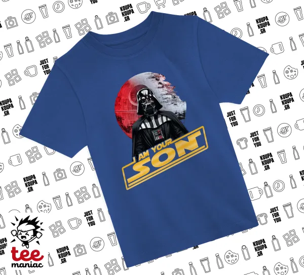 Star Wars — ΜΠΛΕ Παιδικό T-Shirt από 100% βαμβάκι, για κάθε μέρα. Vegan & OEKO-TEX πιστοποιημένο.