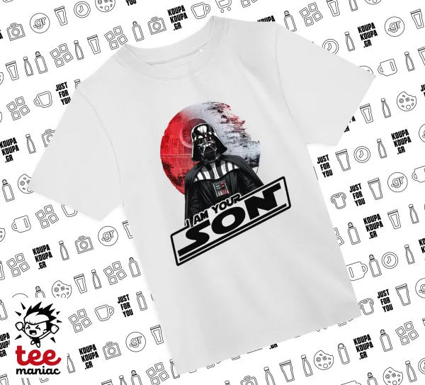 Star Wars — ΛΕΥΚΟ Άνετο παιδικό T-Shirt από 100% βαμβάκι, για κάθε μέρα. Vegan & OEKO-TEX πιστοποιημένο.