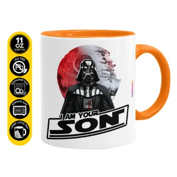 Star Wars, I Am Your Son, Mug colored orange, ceramic, 330ml