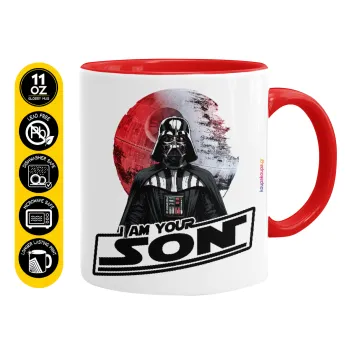 Star Wars, I Am Your Son, Mug colored red, ceramic, 330ml