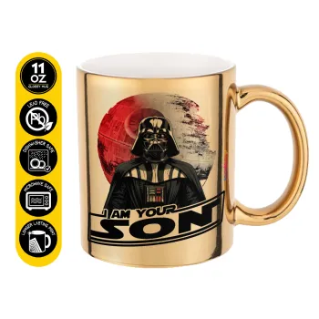 Star Wars, I Am Your Son, Mug ceramic, gold mirror, 330ml