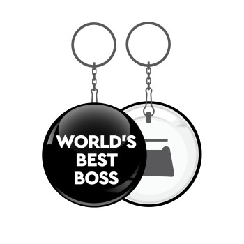 World's best boss, Μπρελόκ μεταλλικό 5cm με ανοιχτήρι