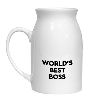 World's best boss, Milk Jug (450ml) (1pcs)