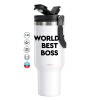 Mega Stainless steel Tumbler with lid, double wall 1,2L