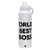1L Stainless Steel Thermal Bottle with Phone Holder & Double Wall Insulation