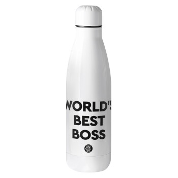 World's best boss, Metal mug Stainless steel, 700ml