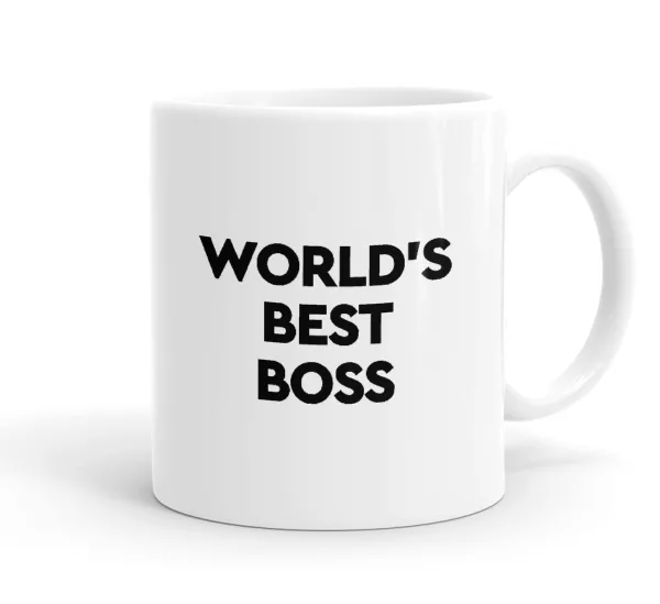 World's best boss — Κούπα, κεραμική, 330ml