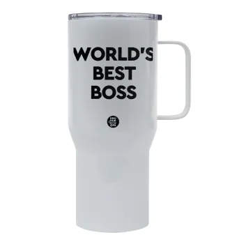 World's best boss, Tumbler με καπάκι, διπλού τοιχώματος (θερμό) 750L