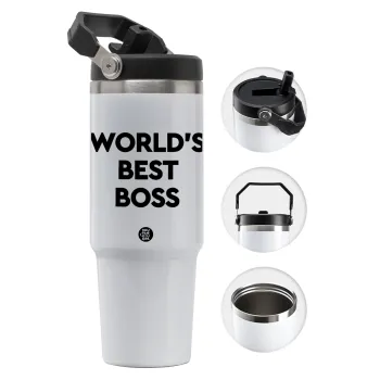 World's best boss, Θερμός Ανοξείδωτο 30oz με χερούλι
