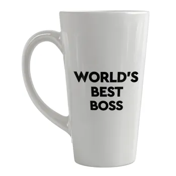World's best boss, Κούπα κωνική Latte Μεγάλη, κεραμική, 450ml